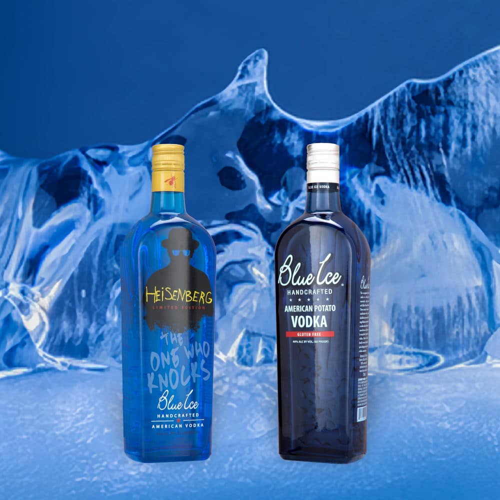 Product Photography Blue Ice Vodka