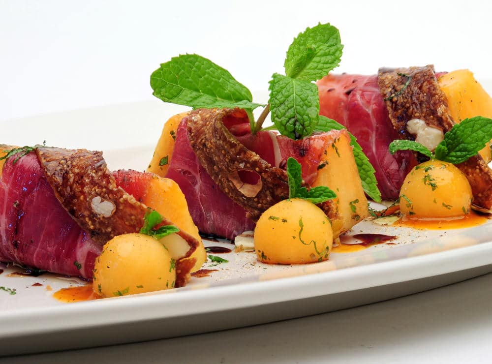 Food Photography of a colorful appetizer plate
