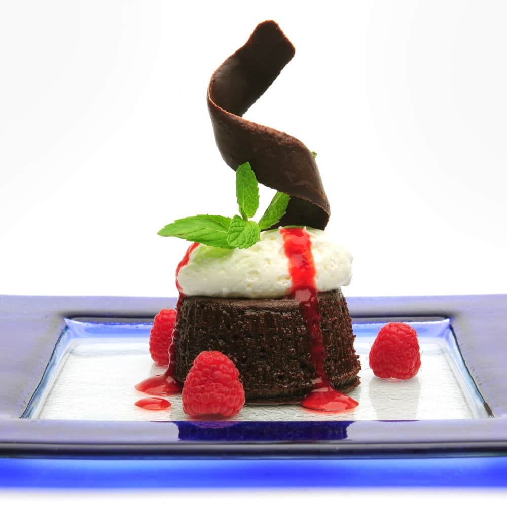 Food Photography of a designer dessert