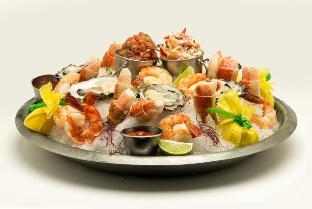 Food Photography of seafood platter