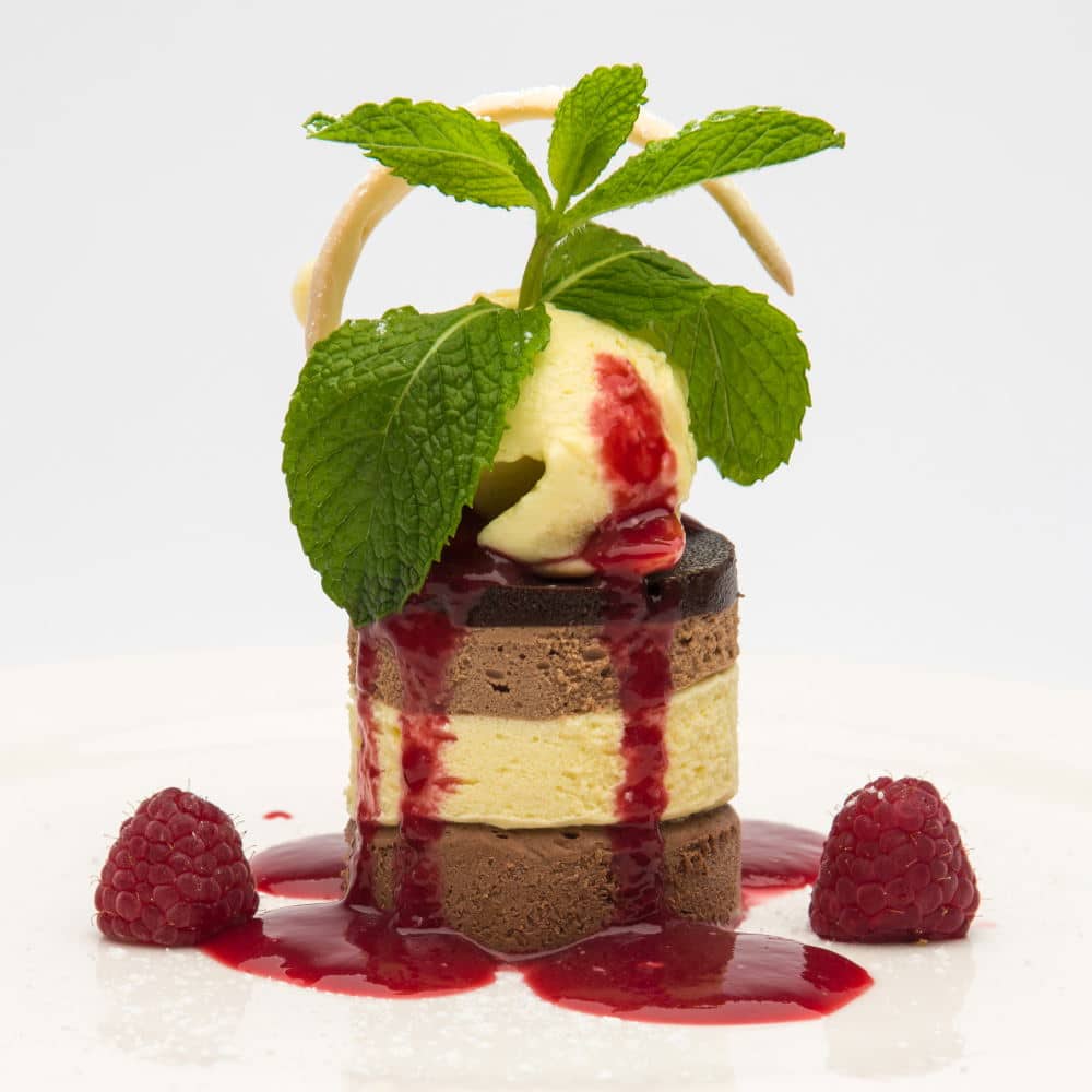 Food Photography of a colorful dessert plate