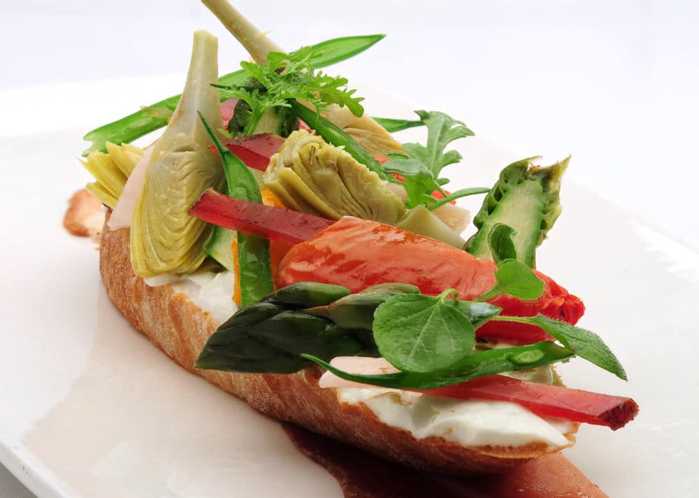 Food Photography of a colorful appetizer