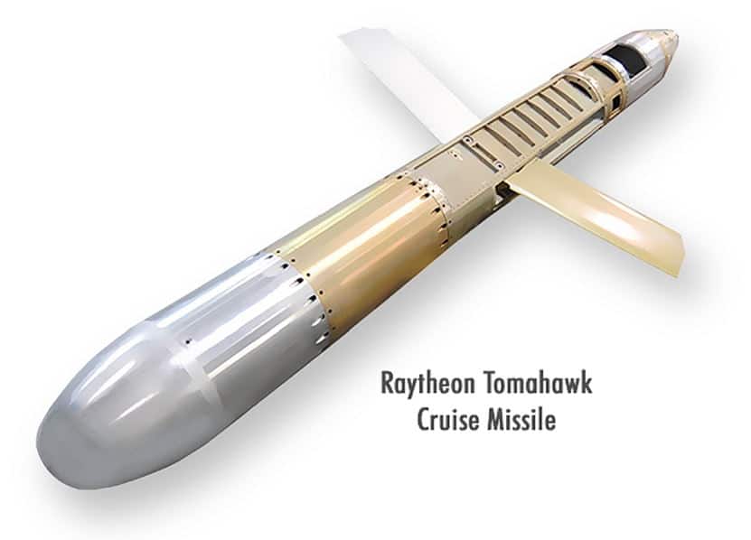 Product Photography of the Tomahawk cruise missile